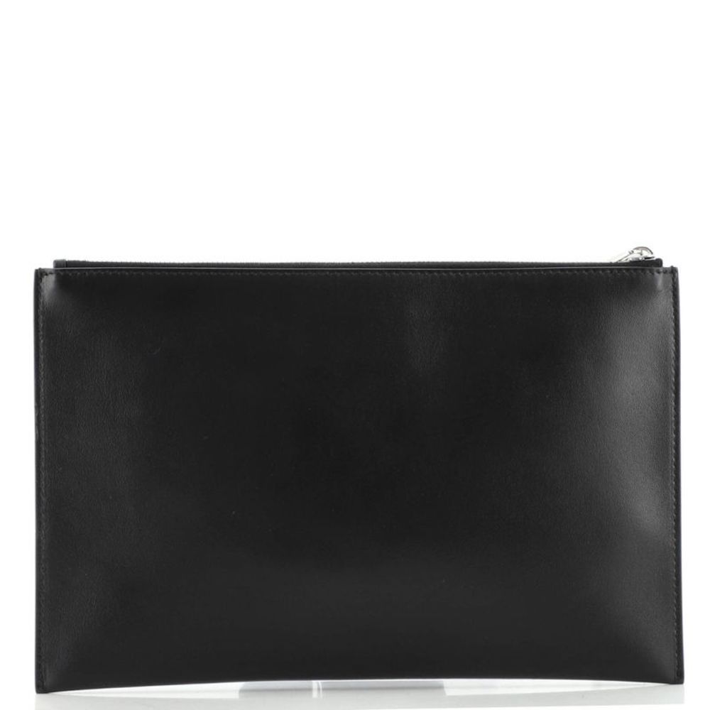 Christian Dior Homme Zip Pouch Printed Leather Black, Print - Picture 3 of 6